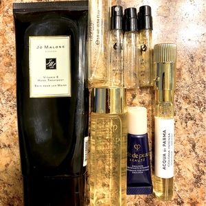 Jo Malone Diptyque ACQUA DI PARMA Luxury Beauty Sample Bundle